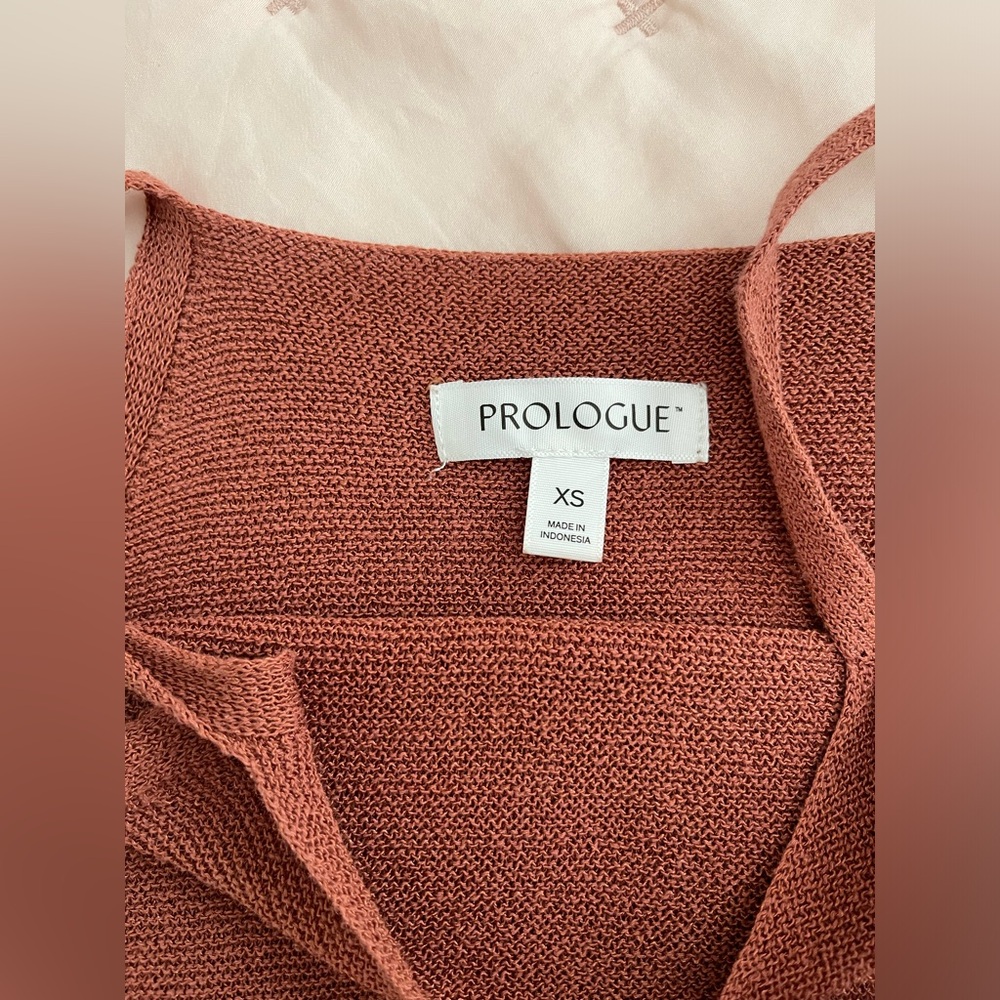Prologue Knitted Square Neck Strappy Sleeveless Tank Sz. X-Small - Picture 3 of 5